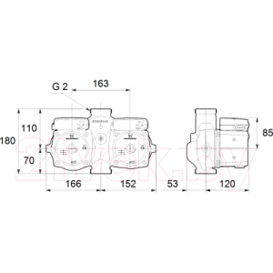 Циркуляционный насос Grundfos UPSD 32-50 180