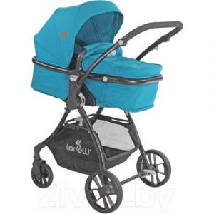 Детская универсальная коляска Lorelli Starlight 3 в 1 Blue