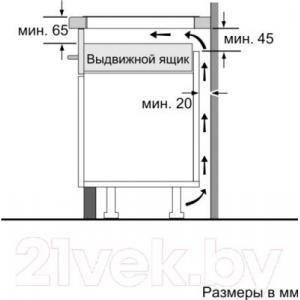 Индукционная варочная панель Bosch PIF645FB1E