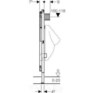 Инсталляция для писсуара Geberit Duofix 111.616.00.1