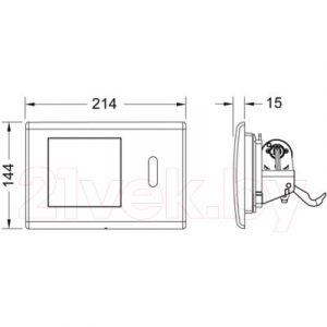 Кнопка для инсталляции TECE Planus 9240351