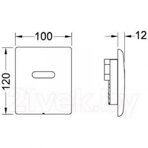 Кнопка для инсталляции TECE Planus Urinal 9242351