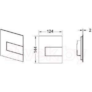 Кнопка для инсталляции TECE Square Urinal 9242812