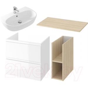 Комплект мебели для ванной Cersanit Moduo 80 + Street Fusion 70
