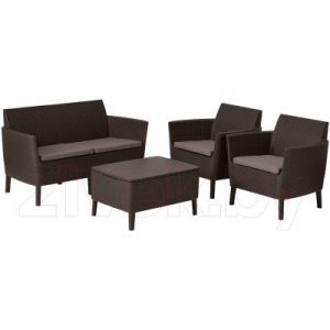 Комплект садовой мебели Keter Salemo 2-sofa Set / 236844