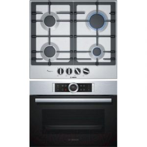 Комплект встраиваемой техники Bosch CBG633NS3 + PCP6A5B90R