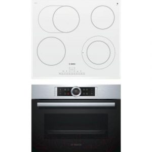 Комплект встраиваемой техники Bosch CBG633NS3 + PKN652FP1E