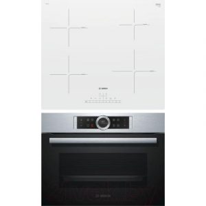 Комплект встраиваемой техники Bosch CBG633NS3 + PUE612FF1J