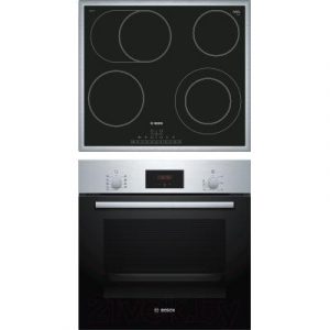 Комплект встраиваемой техники Bosch HBF134ES0R + PKN645F17R