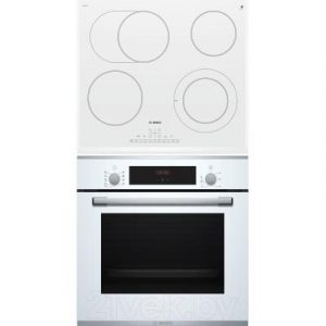 Комплект встраиваемой техники Bosch HBF234EW0R + PKN652FP1E