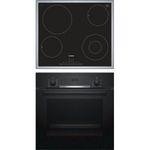 Комплект встраиваемой техники Bosch HBF514BB0R + PKF645FP1G