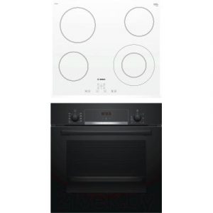 Комплект встраиваемой техники Bosch HBF514BB0R + PKF652BB1E