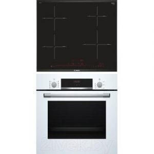 Комплект встраиваемой техники Bosch HBF514BW0R + PIE675DC1E