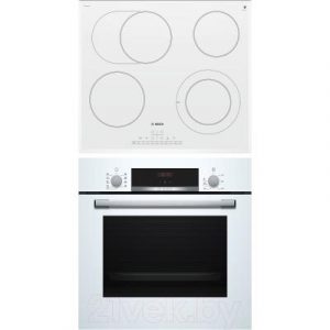 Комплект встраиваемой техники Bosch HBF514BW0R + PKN652FP1E