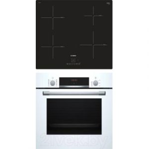 Комплект встраиваемой техники Bosch HBF554YW0R + PIE611BB1E