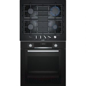 Комплект встраиваемой техники Bosch HBG337YB0R + PPP6A6M90R