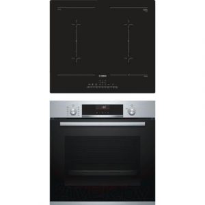 Комплект встраиваемой техники Bosch HBG536HS0R + PVQ611FC5E