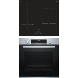 Комплект встраиваемой техники Bosch HBG537NS0R + PIE611BB1E