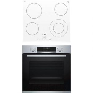 Комплект встраиваемой техники Bosch HBG537NS0R + PKF652BB1E