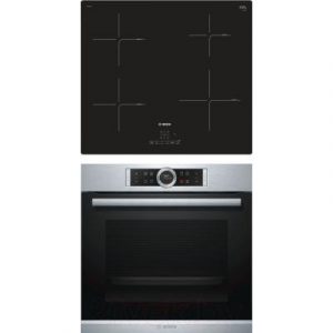 Комплект встраиваемой техники Bosch HBG633TS1 + PIE611BB1E