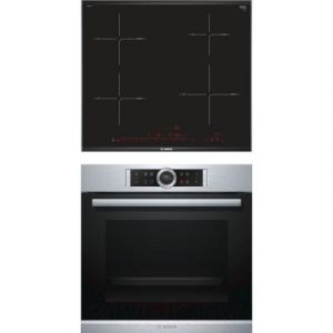 Комплект встраиваемой техники Bosch HBG633TS1 + PIE675DC1E