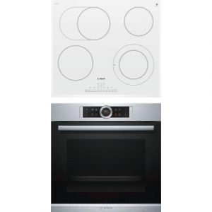 Комплект встраиваемой техники Bosch HBG633TS1 + PKN652FP1E