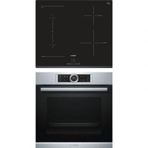 Комплект встраиваемой техники Bosch HBG633TS1 + PWP631BB1E