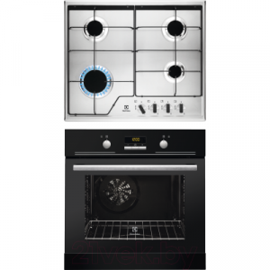 Комплект встраиваемой техники Electrolux EZB52410AK + GPE262MX