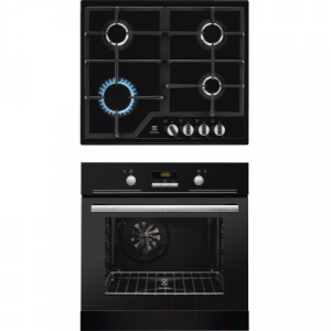 Комплект встраиваемой техники Electrolux EZB52410AK+GPE263MB