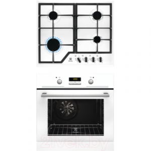 Комплект встраиваемой техники Electrolux EZB52410AW+GPE263MW