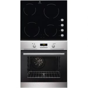 Комплект встраиваемой техники Electrolux EZB52430AX + EHF96140FK