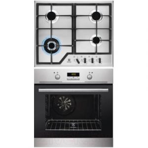 Комплект встраиваемой техники Electrolux EZB52430AX + GPE363MX