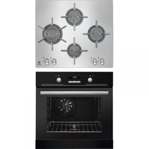 Комплект встраиваемой техники Electrolux EZB53430AK + EGU96647LX