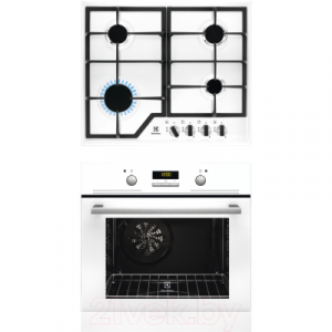 Комплект встраиваемой техники Electrolux EZB53430AW+GPE263MW