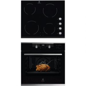 Комплект встраиваемой техники Electrolux OKC6P51X + EHF96140FK