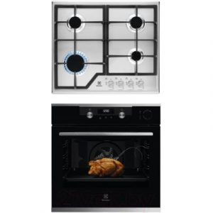 Комплект встраиваемой техники Electrolux OKC6P51X + GEE263MX