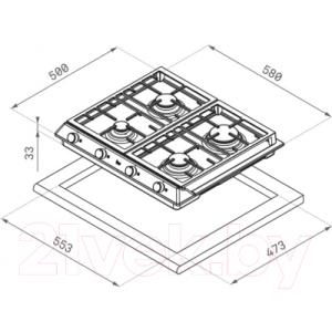 Комплект встраиваемой техники Teka HRB 6300 VNS Silver + EX 60.1 4G AI AL DR CI