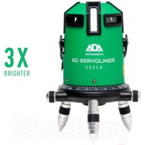 Лазерный нивелир ADA Instruments 6D Servoliner Green / A00500