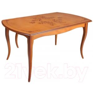 Обеденный стол ТехКомПро Азалия 1400 c рисунком №2 тип А