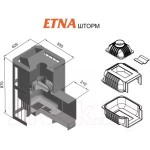 Печь-каменка Этна Шторм 18 (ДТ-4)