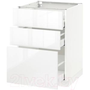 Шкаф-стол кухонный Ikea Метод/Максимера 292.357.48