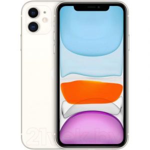 Смартфон Apple iPhone 11 128GB / MHDJ3 (белый)