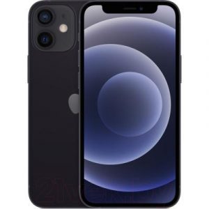 Смартфон Apple iPhone 12 Mini 64GB / MGDX3 (черный)