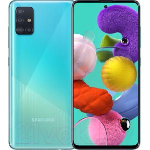 Смартфон Samsung Galaxy A51 64GB / SM-A515FZBMSER (голубой)