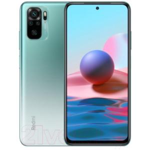 Смартфон Xiaomi Redmi Note 10 4GB/128GB (зеленое озеро)