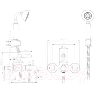 Смеситель Bravat Art F675109U-B1-RUS