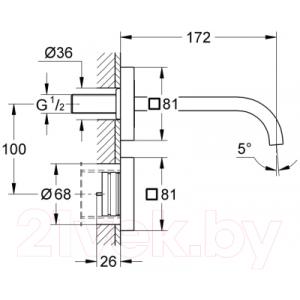 Смеситель GROHE Allure 36235000