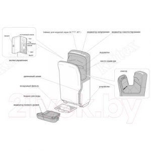 Сушилка для рук Ksitex M-7777 Jet