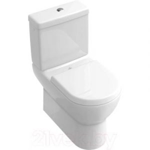 Унитаз напольный Villeroy & Boch Subway 6610-10-R1 + 7723-11-R1 + 9M55 S101