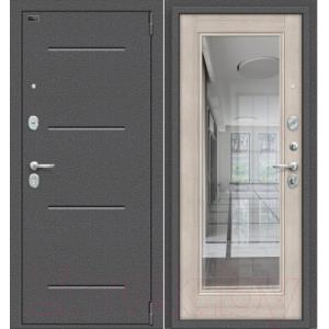 Входная дверь el'Porta Porta S 104.П61 Антик серебристый/Cappuccino Veralinga